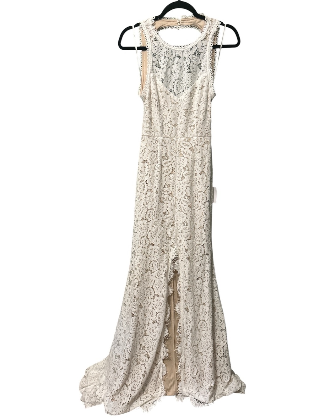 Lulus Love Everlasting White Floral Lace Mermaid Maxi Dress